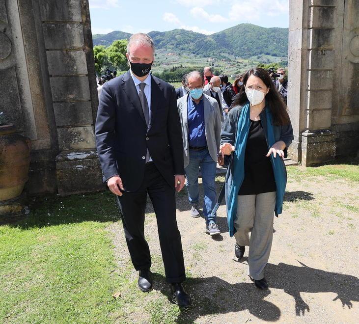 Schmidt a Quarrata conquistato da villa La Magia: «Insieme faremo delle cose belle» 