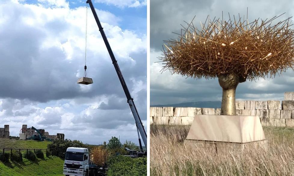 Arriva la scultura monumentale di 10 metri al Teatro del Silenzio 