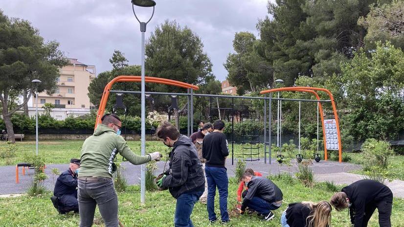 I ragazzi dell’agrario piantano un bosco per fare il mondo sempre più verde