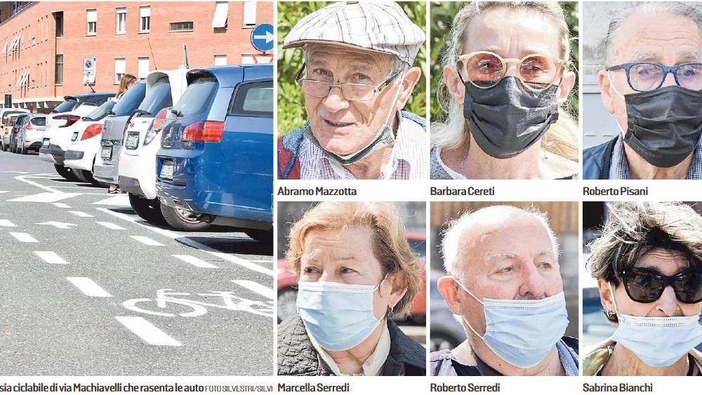 Corsie ciclabili a Livorno, viaggio alla Rosa: «Rivedete il progetto, è pericoloso»