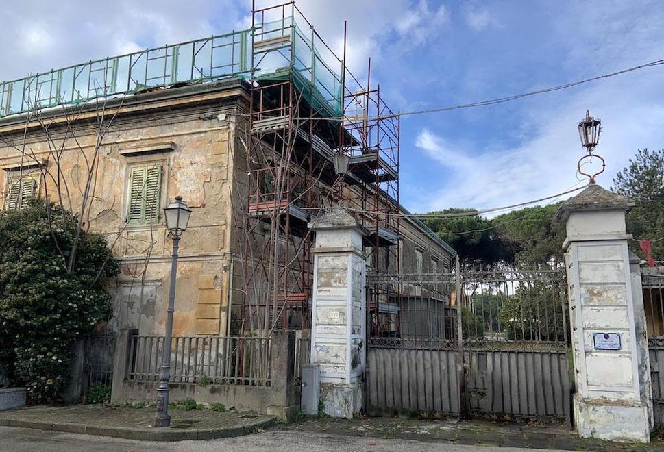 Teatro e Belvedere collegati attraverso villa Caproni 