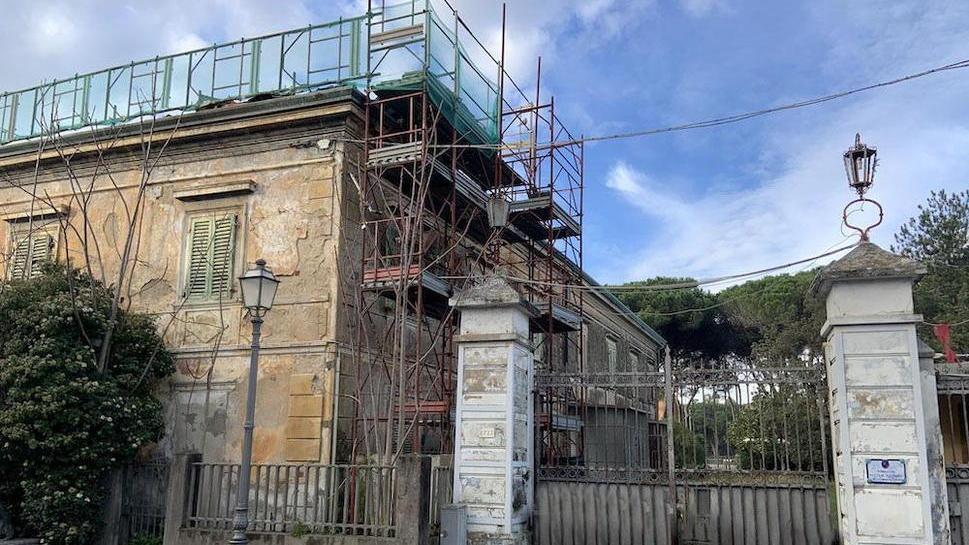 Teatro e Belvedere collegati attraverso villa Caproni