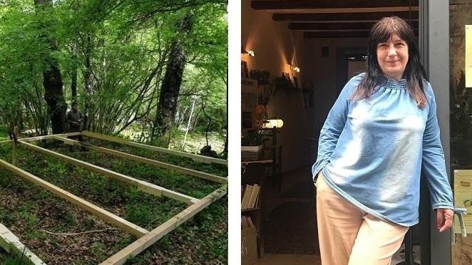Un campeggio glamour nel bosco di Zancona