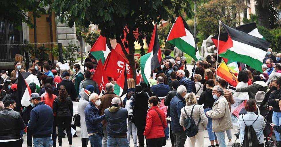 Un sit-in per la Palestina