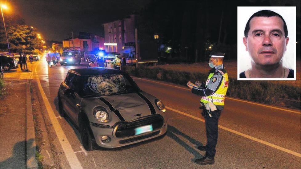 Uno scorcio di via Montalese dove è avvenuto l’incidente stradale nel quale è morto il pensionato Giuseppe Tabino