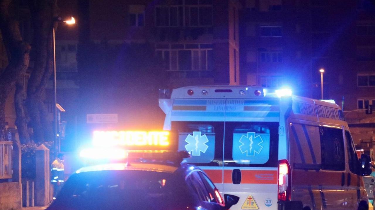 Un soccorso nello stesso punto dell'incidente (foto d'archivio)