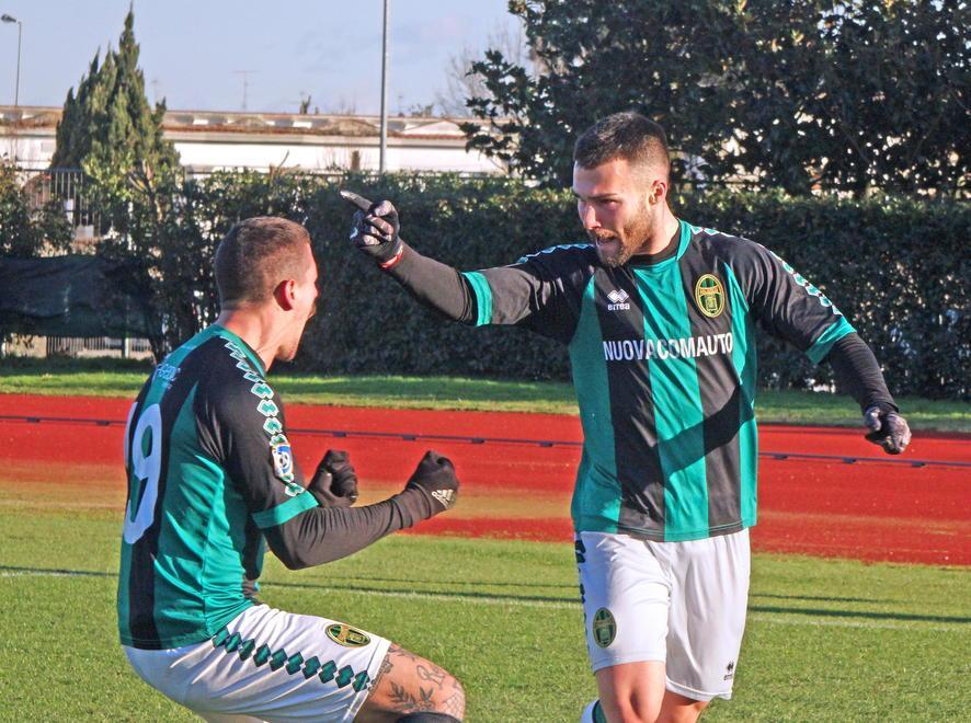 Russo bussa due volte l’Aglianese si rialza e allunga in vetta 