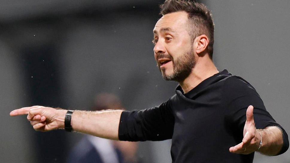 De Zerbi: «Sassuolo, ho mantenuto la parola»