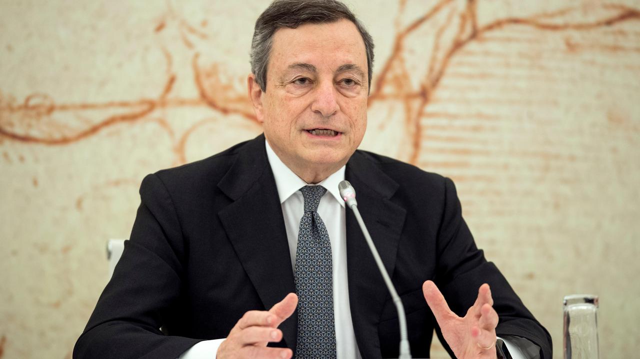 Il presidente Draghi