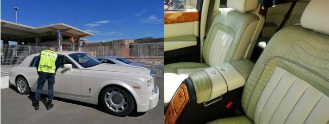 Interni in pelle di coccodrillo, sequestrata a Livorno Rolls Royce proveniente dalla Russia - Video 