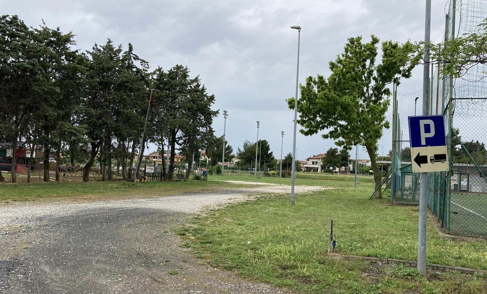 L’area dove viene realizzata la “scuola volano”