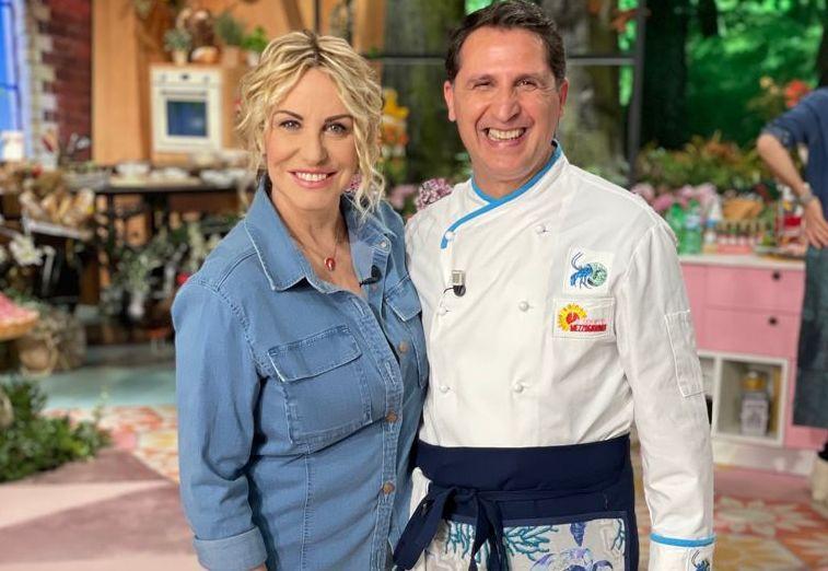 Antonella Clerici e Michele Farru