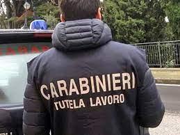 Controlli del Nucleo tutela lavoro dei carabinieri