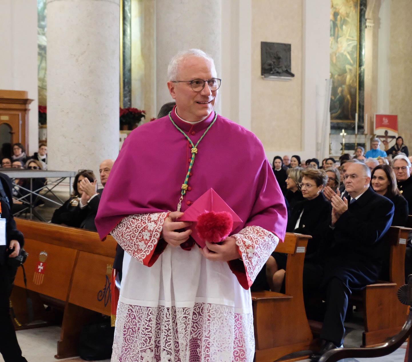 Monsignor Giuseppe Baturi, arcivescovo di Cagliari