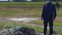 Brucia rifiuti nei campi Bondenese denunciato