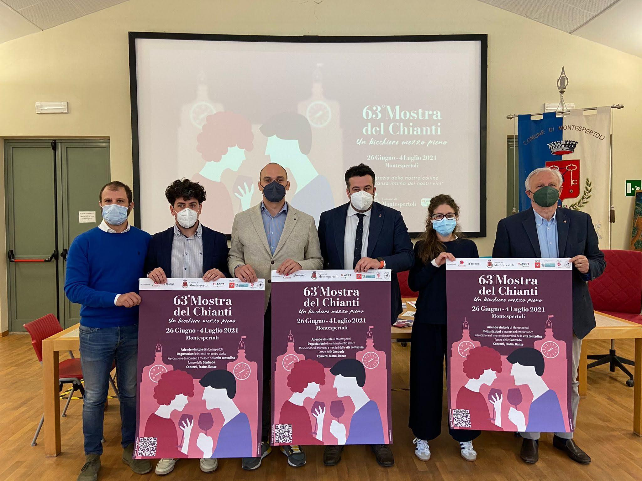 Presentata la 63^ edizione della Mostra del Chianti che si svolgerà dal 26 giugno al 4 luglio 2021 a Montespertoli