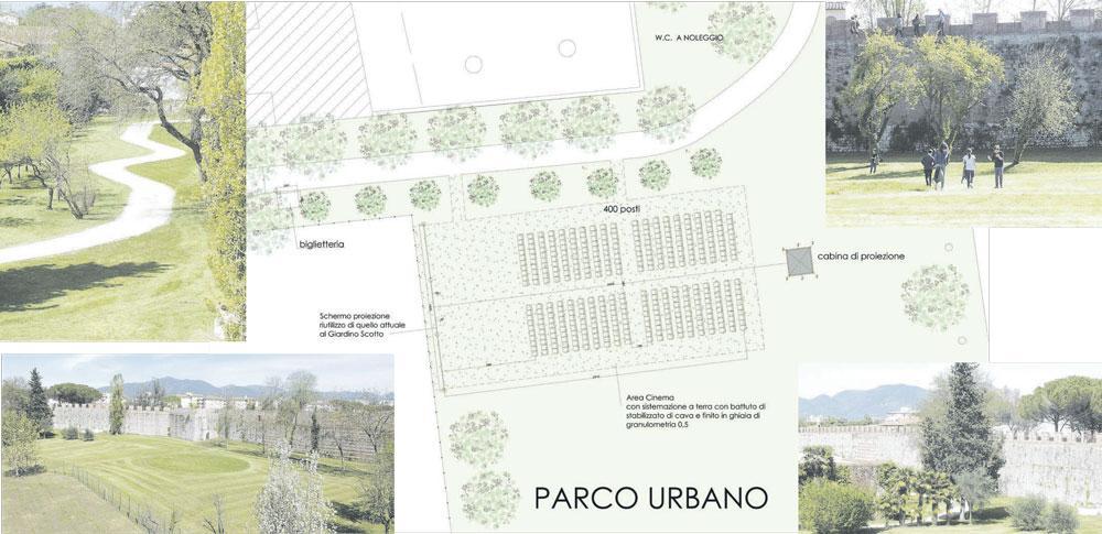 Nuova location per il cinema sotto le stelle: il Parco delle Concette custodito dalle mura 