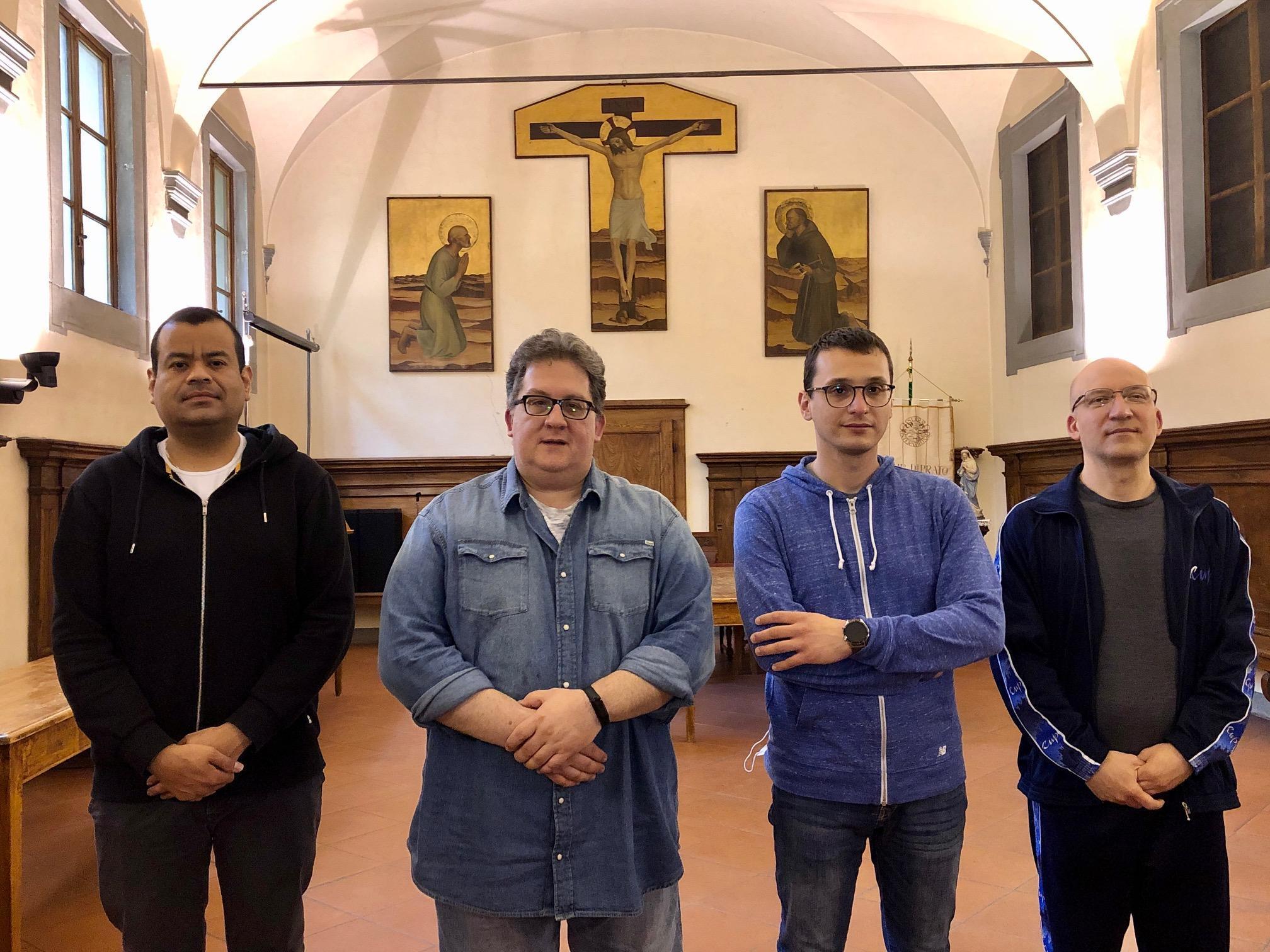 I quattro nuovi sacerdoti che saranno ordinati dal vescovo Nerbini