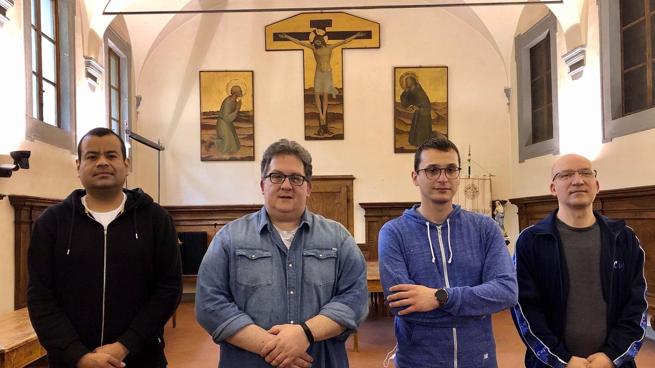 I quattro nuovi sacerdoti che saranno ordinati dal vescovo Nerbini