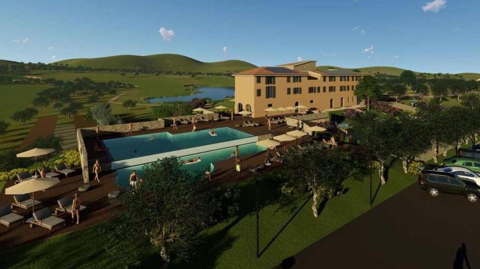 Il rendering del Mira Toscana Golf Resort & Spa