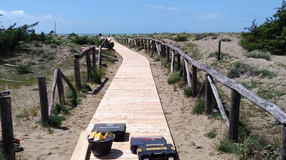 Le nuove passerelle volute dal Parco