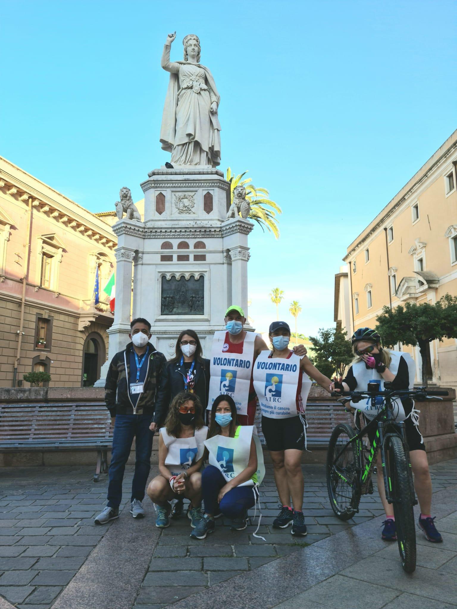 Staffetta per l'Airc: tappa a Oristano, poi Alghero e Sassari