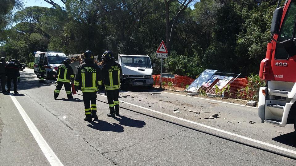 Un’immagine del terribile incidente