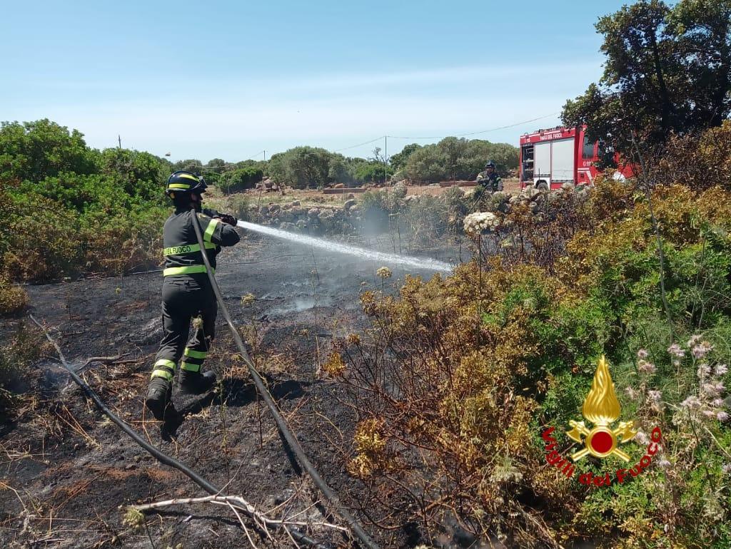 Incendio tra Bonarcado e Milis