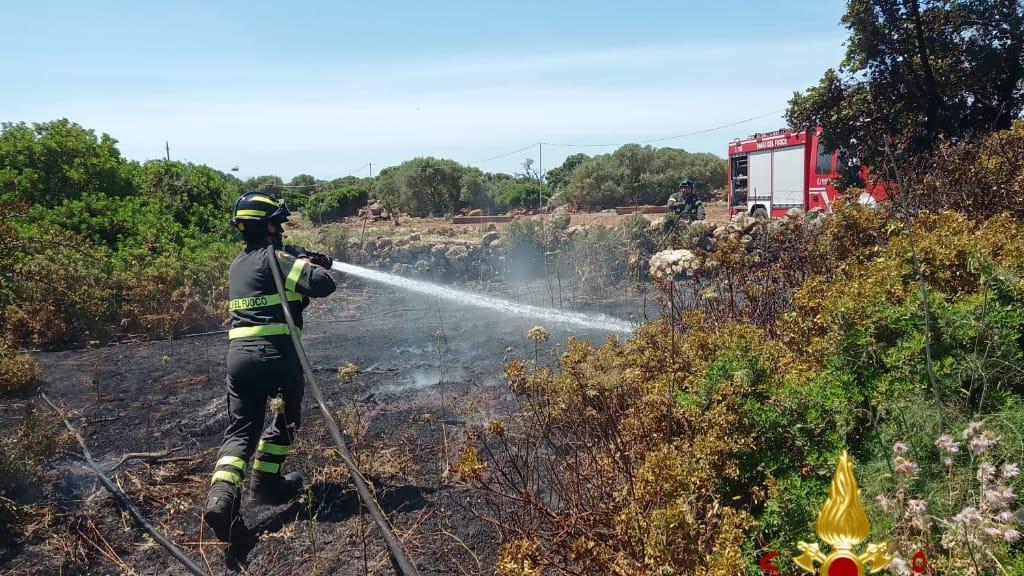 Incendio tra Bonarcado e Milis