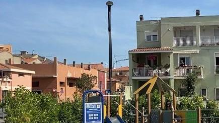 Una mini area giochi dedicata al divertimento dei piccoli