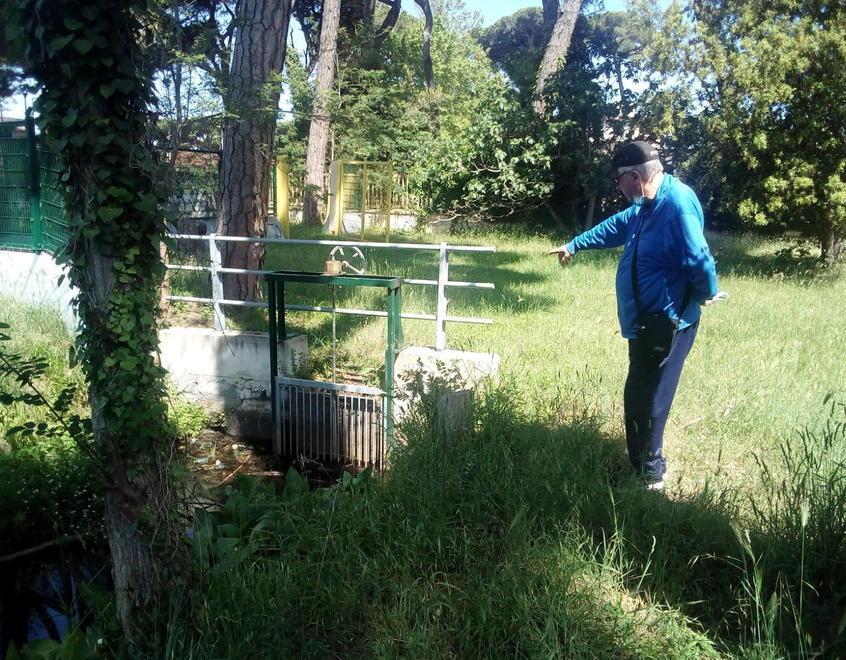 Antonio Dalle Mura, che ha accompagnato il Tirreno sul posto