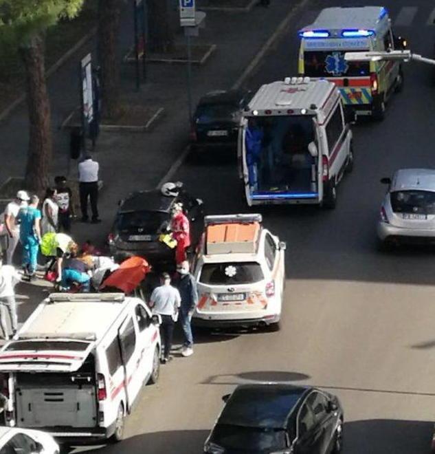 Investito in città Portato all’ospedale