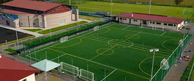 Una veduta della cittadella sportiva della Bellaria Cappuccini a Pontedera