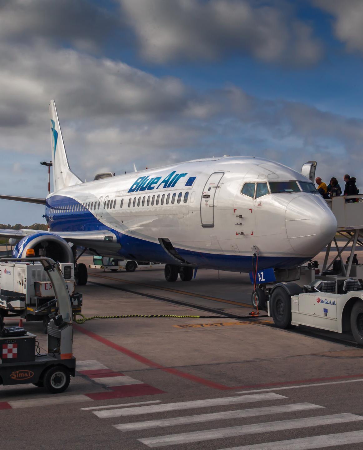 Voli ultra low cost la romena Blue Air da Olbia a Torino