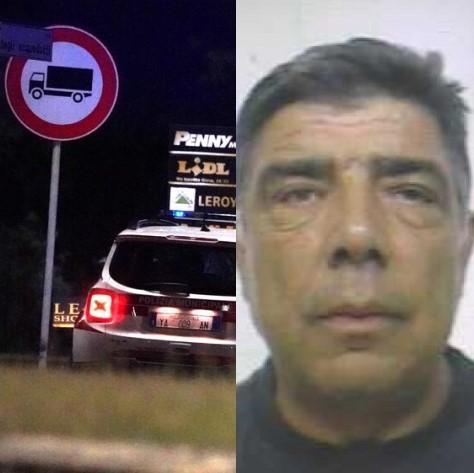 A sinistra l'incidente (foto Franco Silvi). A destra Giuseppe Cavallaro, morto a 69 anni