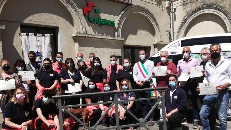 Inaugurato a Castelfiorentino il furgone Doblò attrezzato per il trasporto dei disabili