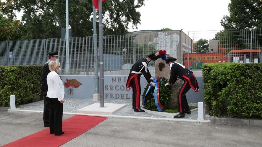 La cerimonia per il 207° anniversario della fondazione dell'Arma dei carabinieri
