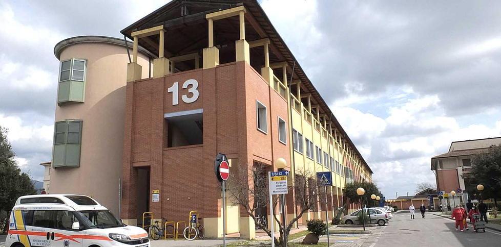 Un padiglione dell'ospedale Cisanello di Pisa