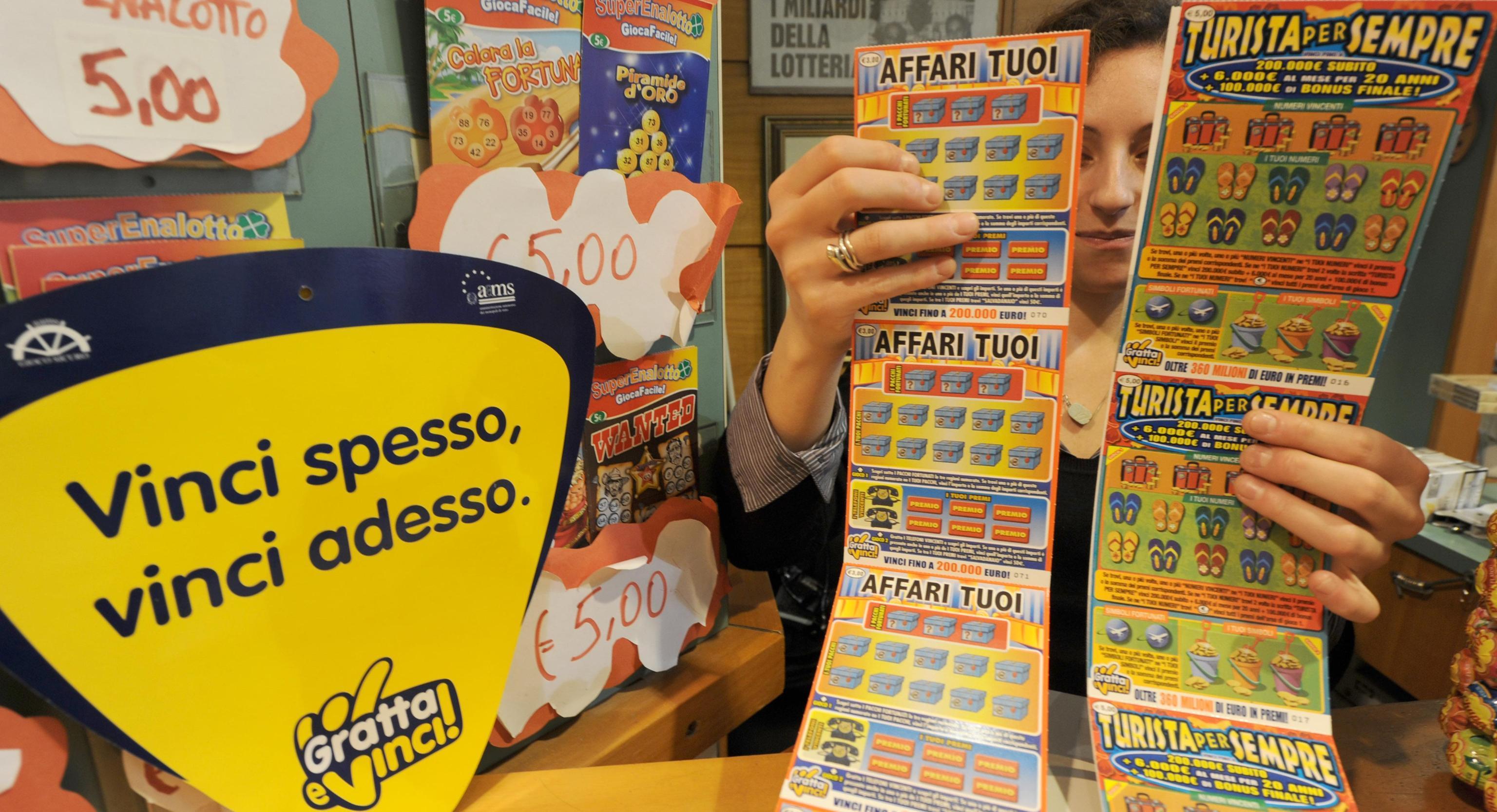 Nei mesi del lockdown a Reggio Emilia spesi 40 milioni di euro in Gratta &amp; Vinci 