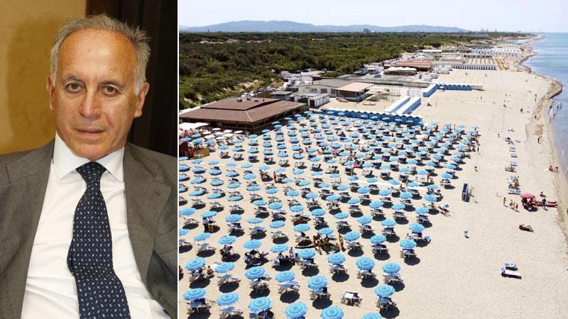 Paolo Corchia vicepresidente Federalberghi Toscana. Stabilimenti balneari sul tratto di costa tra Tirrenia e Marina di Pisa
