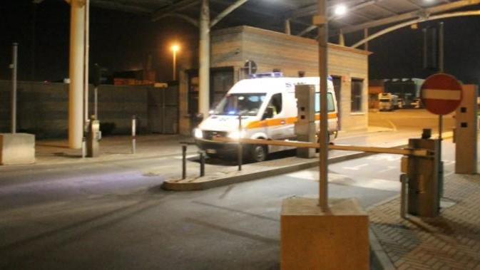 Un'ambulanza Svs al Varco Valessini (foto d'archivio)