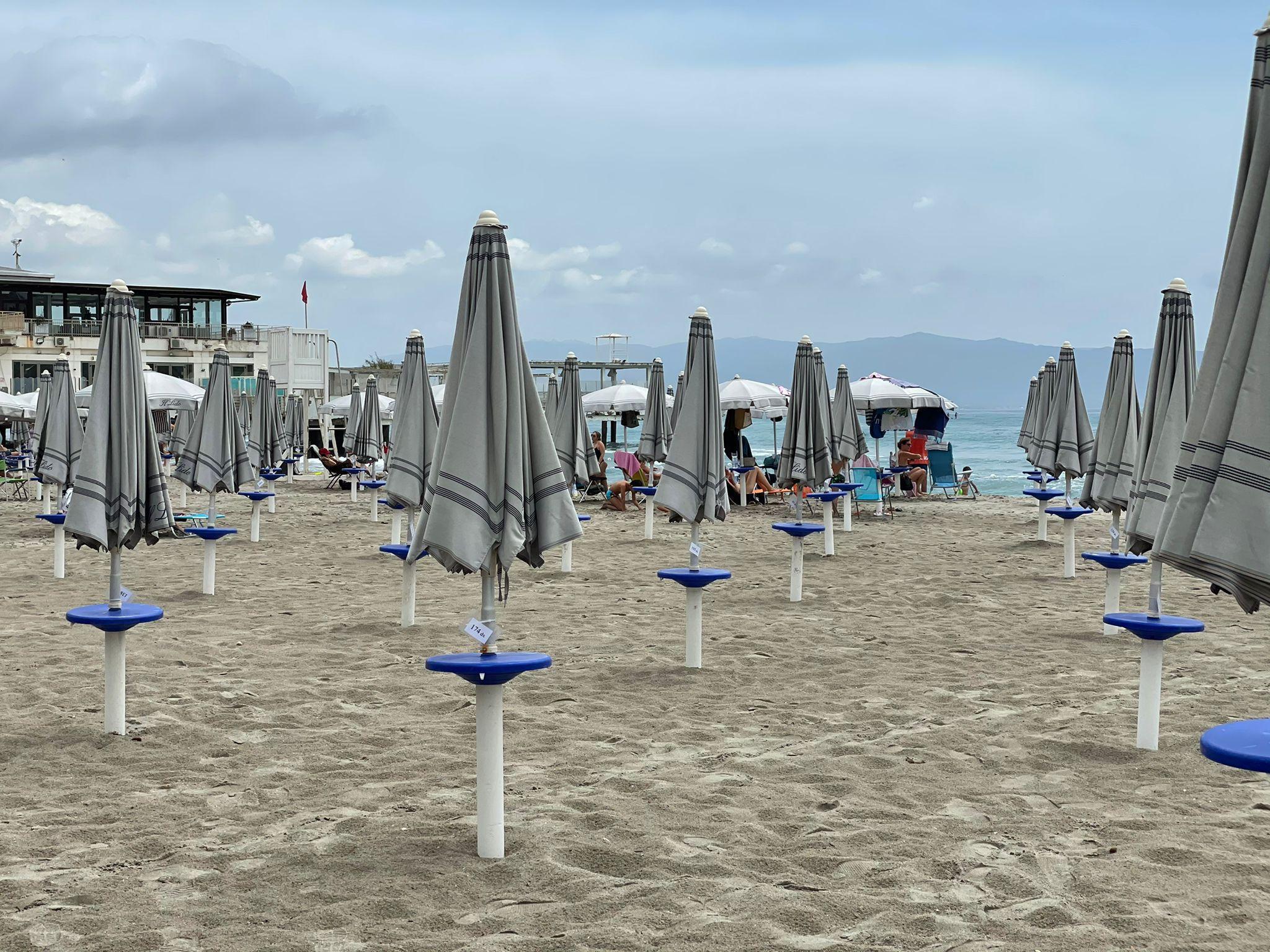 Uno scorcio dello  stabilimento balneare "Il Lido"