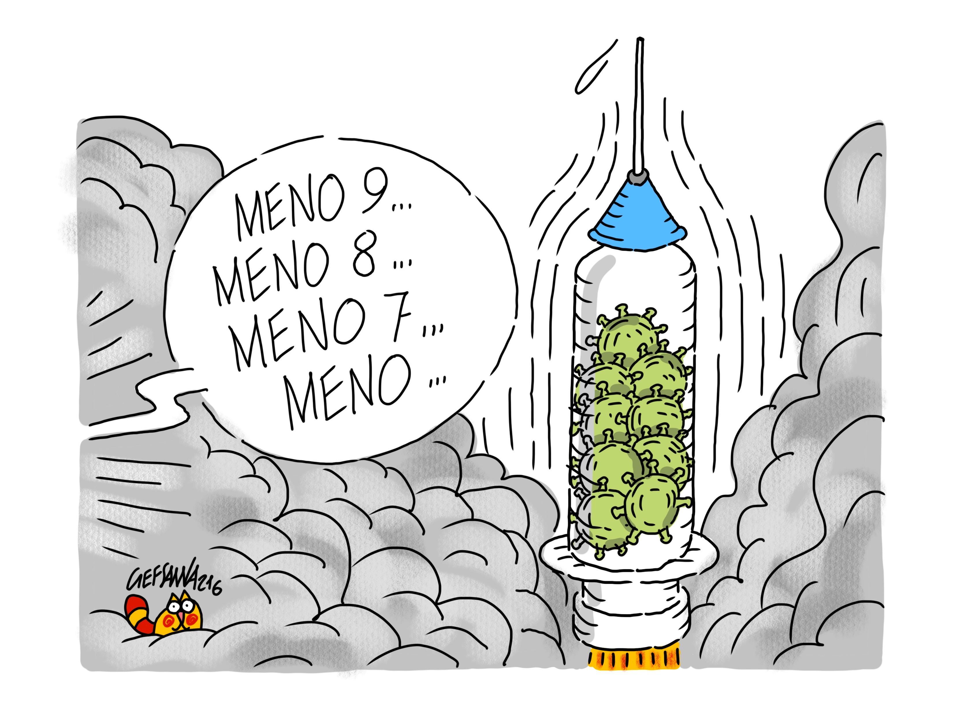 La vignetta di Gef - Covid, crollano i contagi in Sardegna