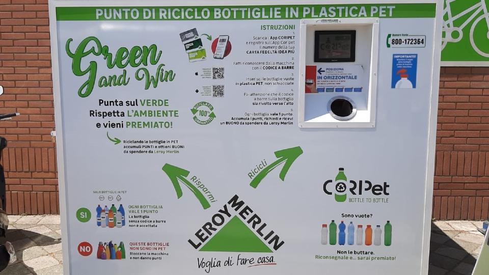 “Piu ricicli, piu guadagni”: l’iniziativa eco lanciata da Leroy Merlin e Coripet