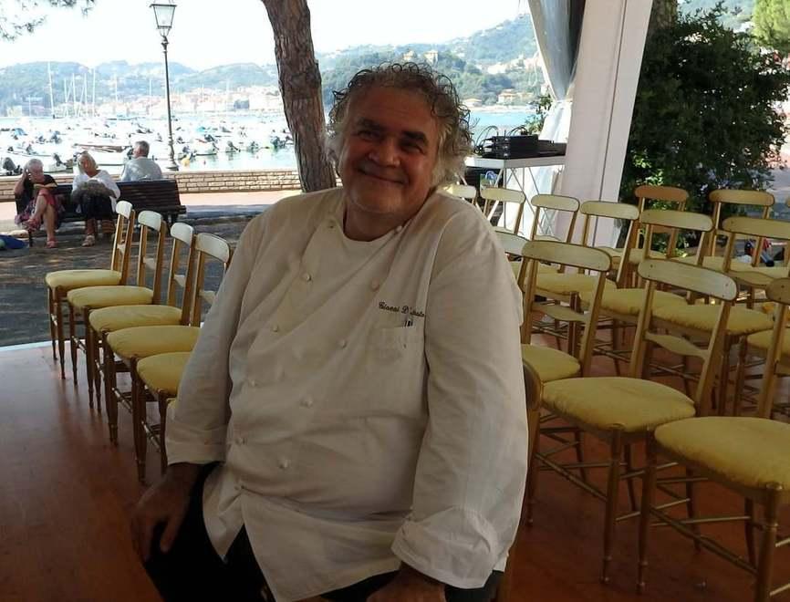 Lo chef Gianni D'Amato a Tellaro