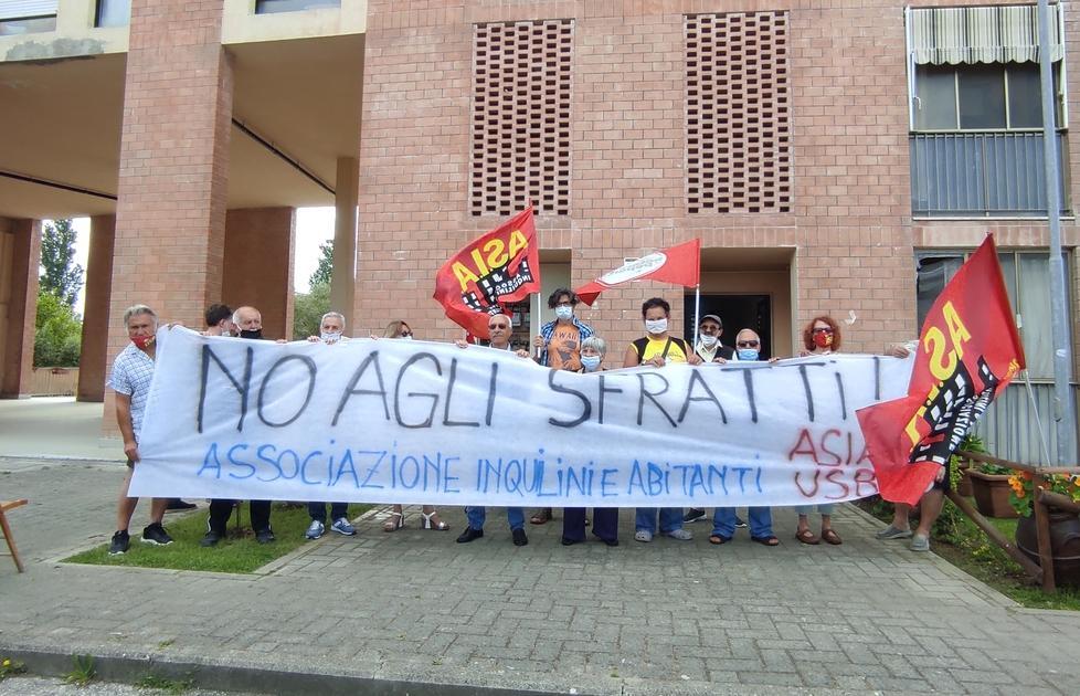 Allarme sfratti a Pisa, due blocchi in extremis 