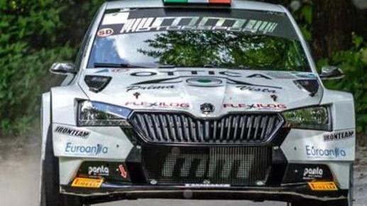 Pierotti pilota della Skoda si piazza al secondo posto sulle strade di Pistoia