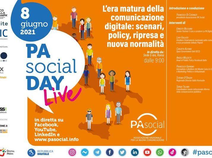 Pa Social, via alla maratona digitale 