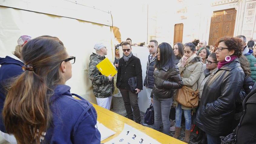 la selezione per un fast food