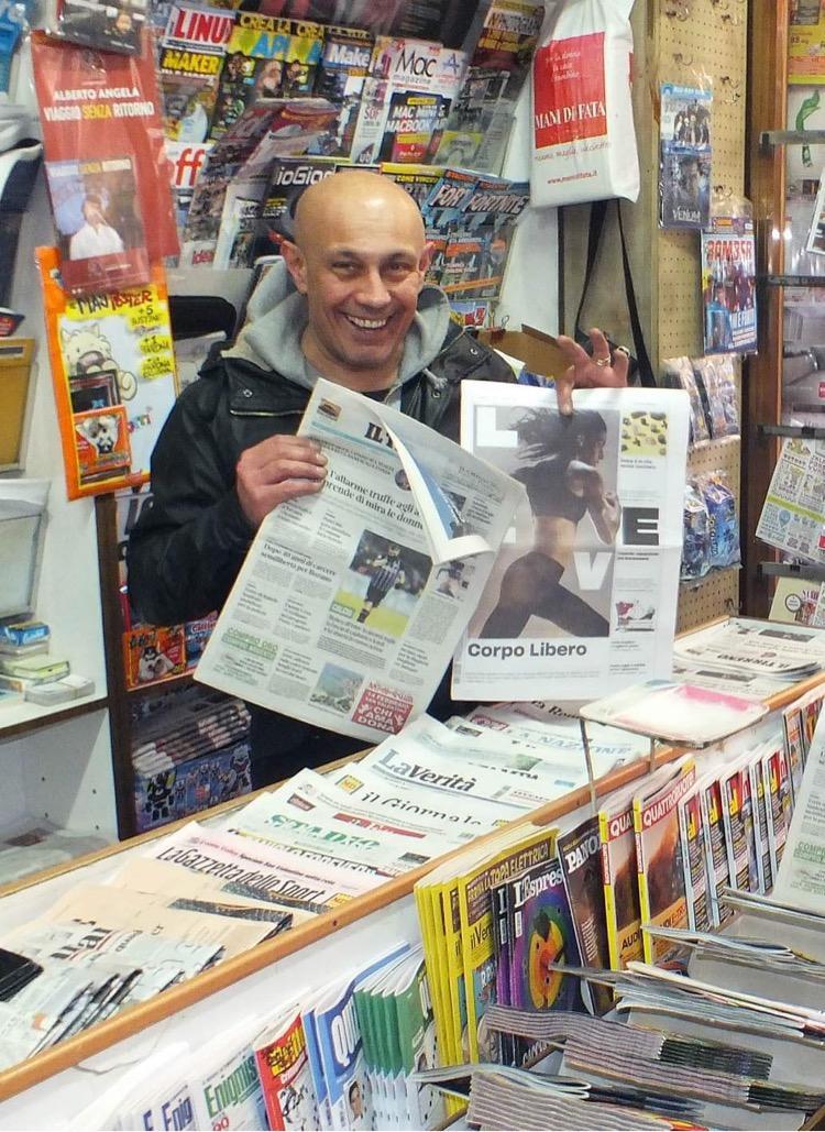 Addio Massimo, edicolante dal cuore d'oro 
